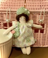 Kleine Tilda Stoffpuppe Greengate Stoff Hygge Deko Skandi Handarbeit Unikat