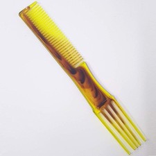 PETTINE FORCHETTA MARRONE PER CAPELLI PROFESSIONALE CODA SPAZZOLA PARRUCCHIERE