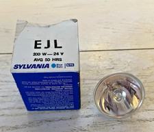 Sylvania EJL Projector Lamp Bulb Vintage NOS 200W 24V U.S.A.