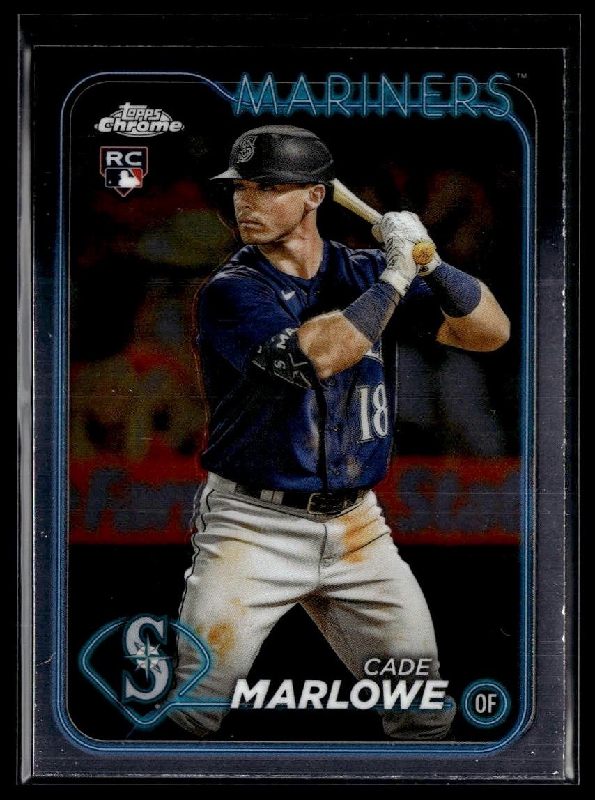 2024 Topps Chrome #266 Cade Marlowe Seattle Mariners RC