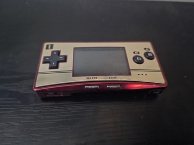 Nintendo Game Boy Micro Famicom 20th Anniversary OXY-001 Console & Charger