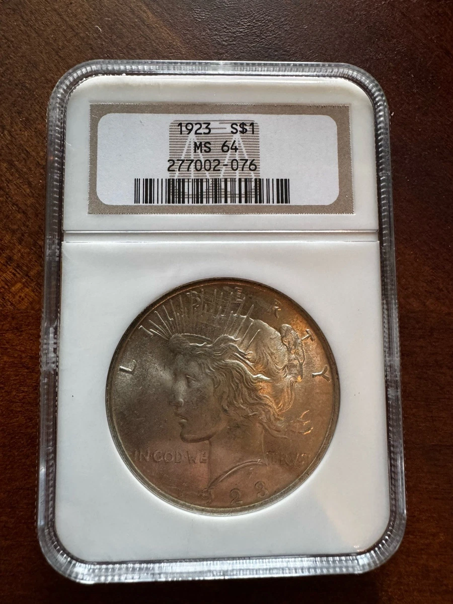 MS 64 Graded 1923 Year Peace Dollars (1921-1935) Just Listed 2026
