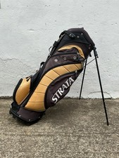 Callaway Strata Golf Bag + Stand + Accessories + Ozzi Strap + 6 Dividers