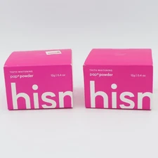 Hismile Pap+ Powder Teeth Whitening Powder 2 Pack 0.4 oz Ea Sealed Boxes