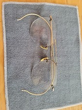 Vintage Fulvue Eyeglasses, 1/10 12kGF, 14k solid Nose Piece  .12OZ AGW 