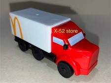 Lil McDonalds mini happy meal toy Delivery Semi Truck Car red white