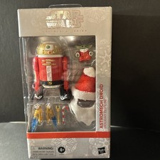 Star Wars Black Series Santa Astromech Droid & Grogu 6    Holiday Edition Hasbro