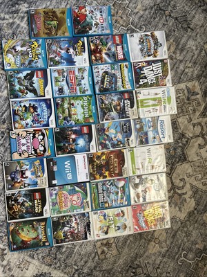Nintendo Wii And Wii U Game Collection - Mario, LEGO, Just Dance