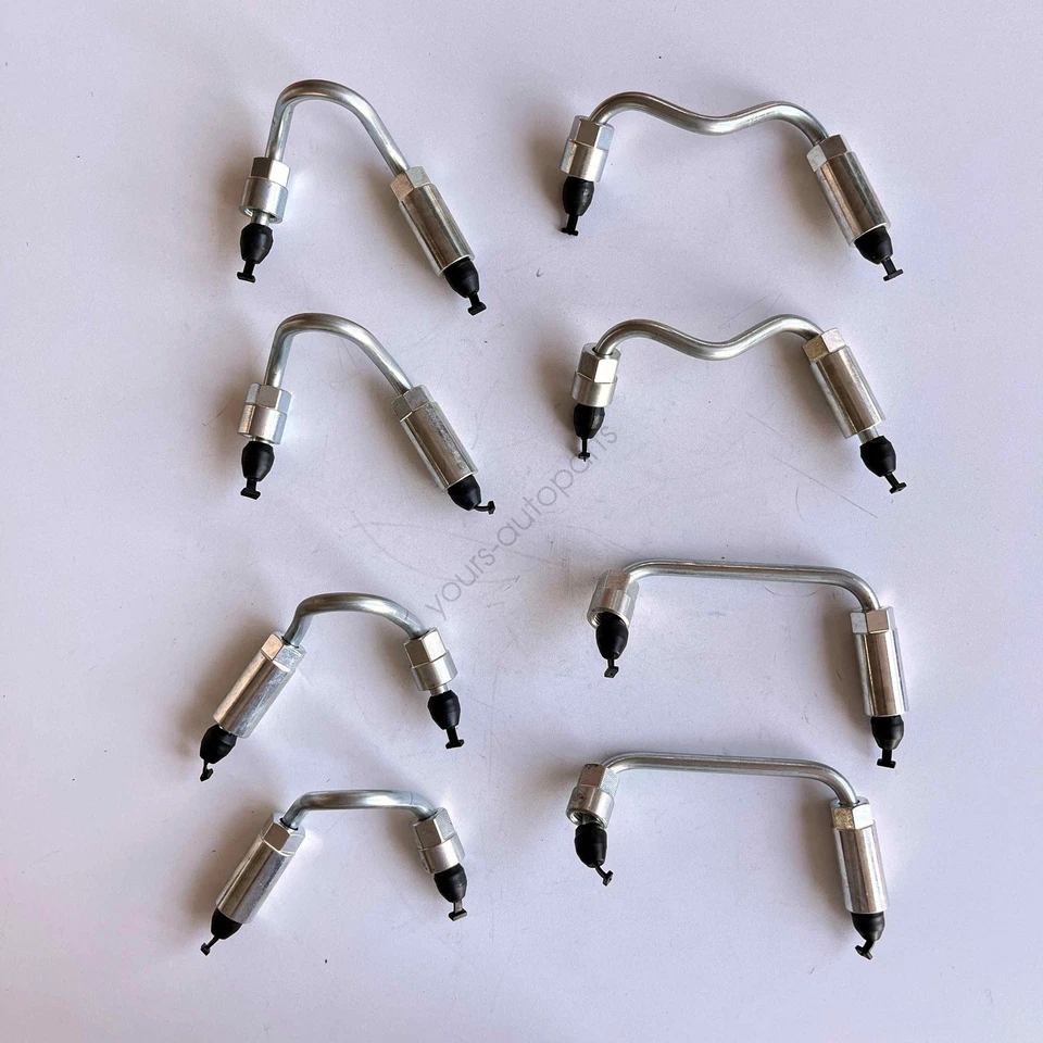 8PCS Fuel Rail Injector Lines For 2007-2010 6.6l LMM Duramax 98006523 98006527 Foto 2 de 4