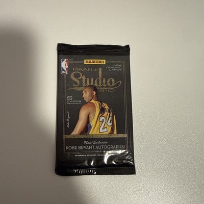 2009-10 PANINI STUDIO  BASKETBALL CARD PACK-,CURRY ROOKIE AUTOS BRYANT+FREE CARD