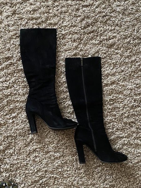 Women Carlo Pazolini Boots Black Suede 38