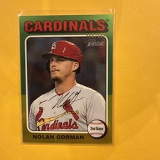 2024 Topps Heritage Nolan Gorman 400/699 High Number