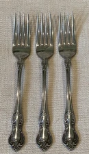Easterling Valhalla  Stainless Dinner Forks 7.5" Japan  - Lot of 4