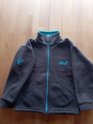 Jack Wolfskin Fleecejacke Kinder Größe 122/128