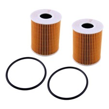 2pc Engine Oil Filter + Seal fit for Hyundai Genesis Palisade Kia Sedona Sorento