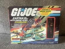 Vintage Hasbro 1984 G.I. Joe Zartan Enemy With Swamp Skier, Sealed Contents Read