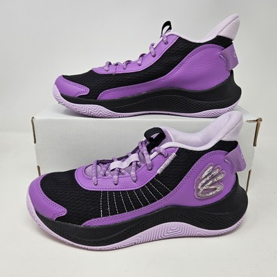 Under Armour Curry 3Z7 Purple Black Basketball Shoes / 3026622-500 / Men's 10.5