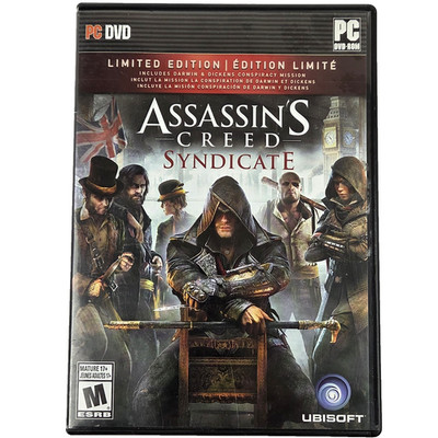 Assassin's Creed Syndicate Limited Edition PC DVD-ROM Game W Key Code
