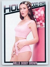 Millie Bobby Brown Hollywood Actress Singer Model Hot Spicy Custom Trading Card
