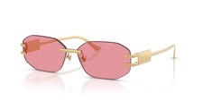 Versace Women's VE2274 100284 58mm Sunglasses Gold/Pink Lens