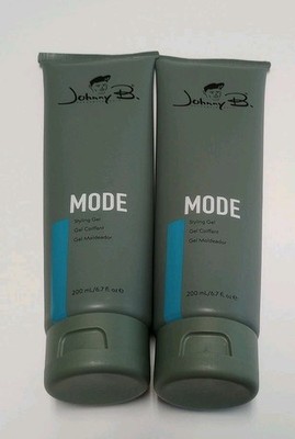 Lot Of 2 Johnny B Mode Professional Hair Styling Gel 6.7oz