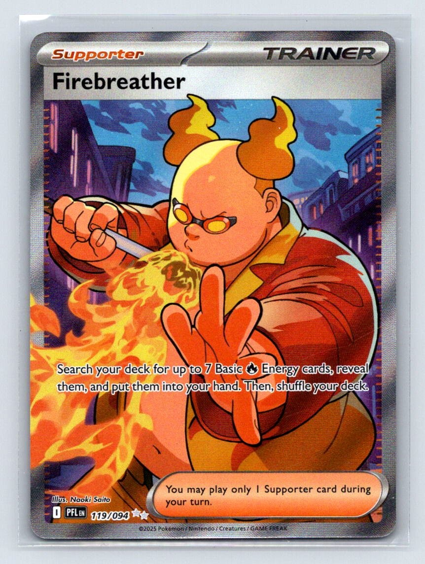 Firebreather - 119/094 119/094 Ultra Rare ME02: Phantasmal Flames Pokemon Holo