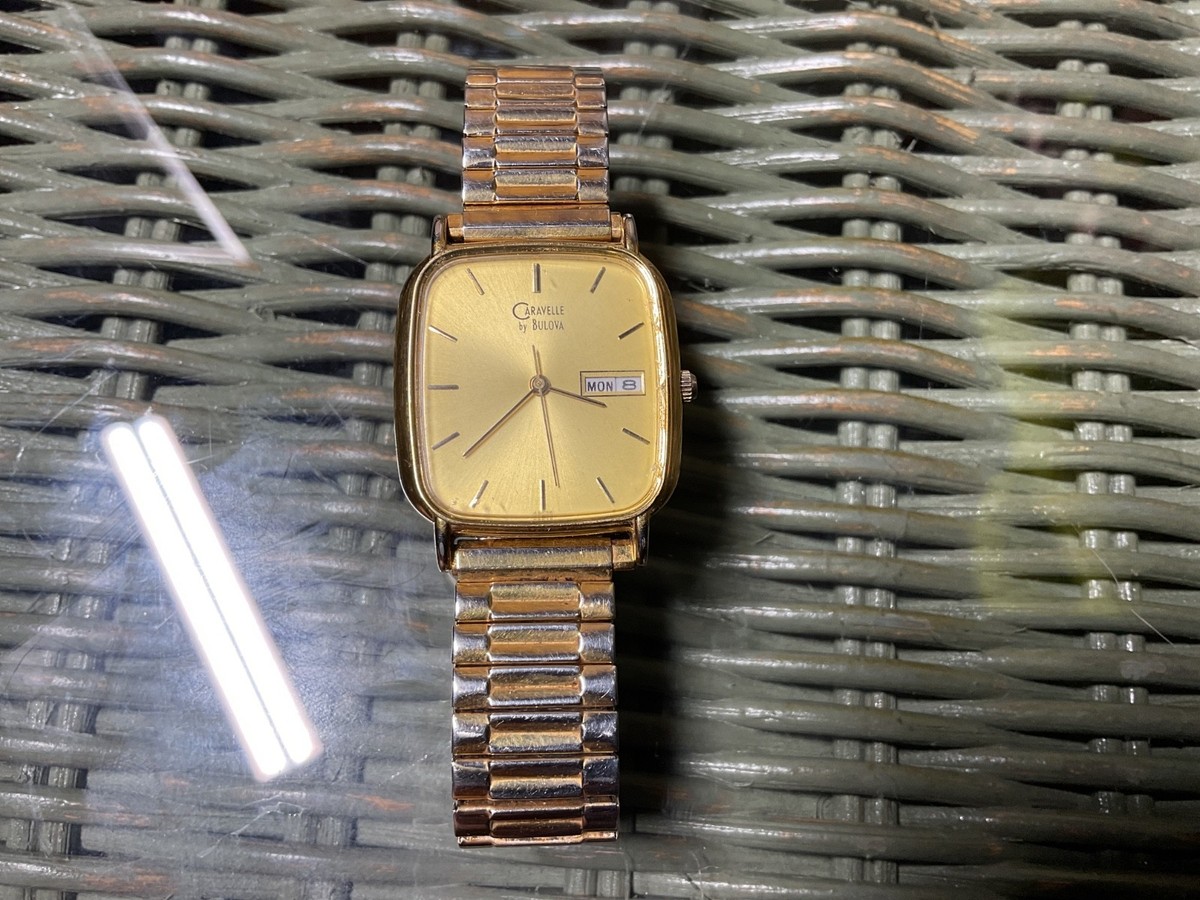 Vintage Caravelle by Bulova Men's T3 Quartz Diamond Wristwatch