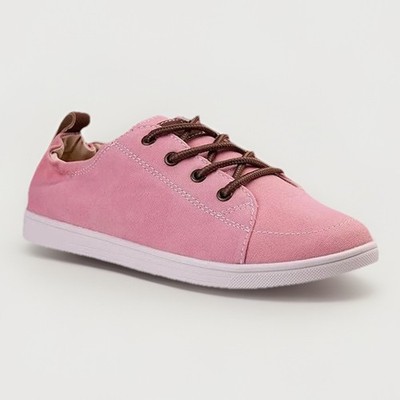 Spenco Santa Clara Women's Size 8W Orthotic Slip-On Canvas Sneakers Light Pink