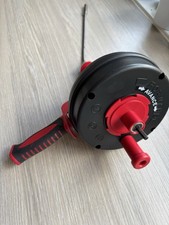 7.6m Drain Auger Plumber Cleaner Drain Unblocker Hair Remover Sink Snake Tool
