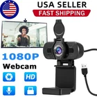 1080P Full HD USB Webcam for PC Desktop & Laptop Web Camera with Microphone