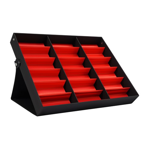 Eyeglass Case 18 Grids Display Storage Box Eyewear Sunglasses Organizer Holder - Picture 20 of 22