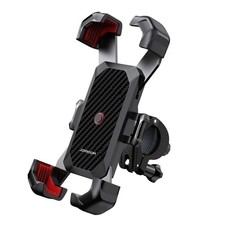 Motorcycle Phone Mount Auto Lock 100mph Military Anti-Shake Bike Phone Holder US