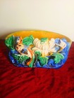  Majolica Base and flower Holders , Multicolor, Set of 2 — photo 1