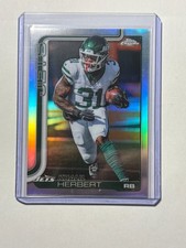 Khalil Herbert 2025 Topps Chrome Refractor New York Jets