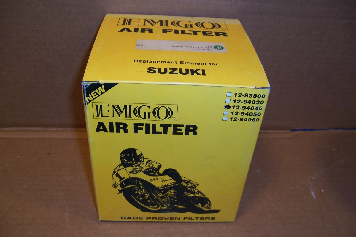 SUZUKI GSXR1100 EMGO AIR FILTER NOS GSX R 750 F 1294040 13780