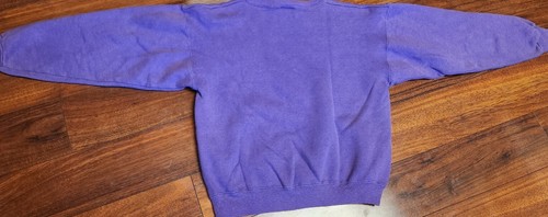 GOTCHA Sweatshirt Youth XL (Adult Small) Vintage Skateboarding Pullover Purple - Picture 3 of 9