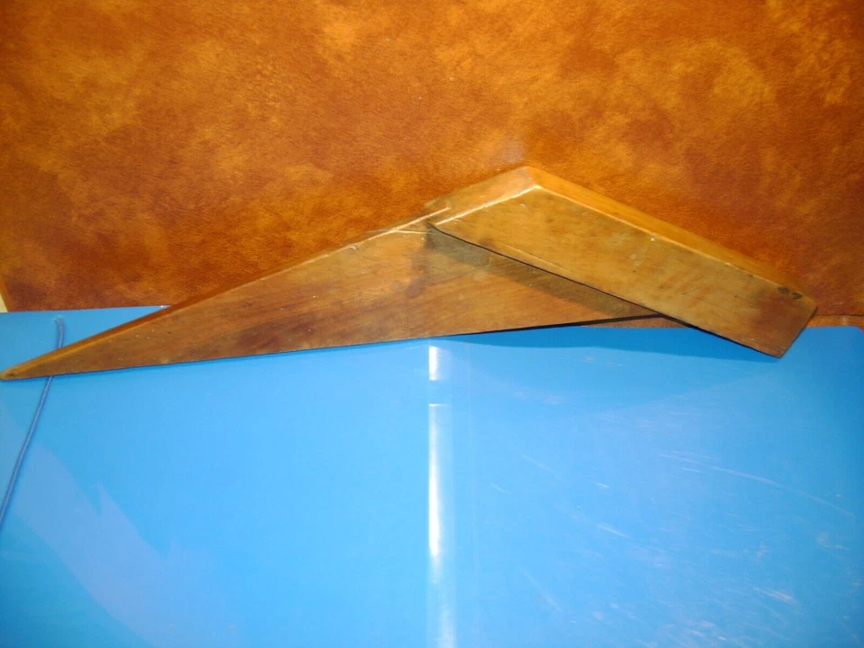 OUTIL ANCIEN, Grande Equerre d'onglet 45°  ,Ebéniste, Menuisier , 30x 20 cm - Photo 4/4