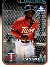 Ariel Castro RC 2024 Topps Pro Debut #PD-88 Pre-ROOKIE MLB ID:114782