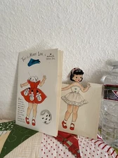 Rare Vintage Hallmark Paper Doll This Is Mary Lou Greeting Card - Uncut Unused