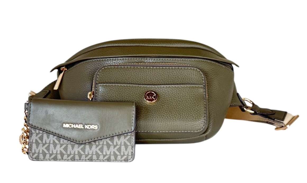 MICHAEL KORS MAISIE 2 IN 1 WAIST FANNY PACK CROSSBODY WAIST
