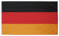 Gro&szlig;e Flagge Fahne stabiles Polyester 90x150 Ukraine Deutschland mit Metall&ouml;sen