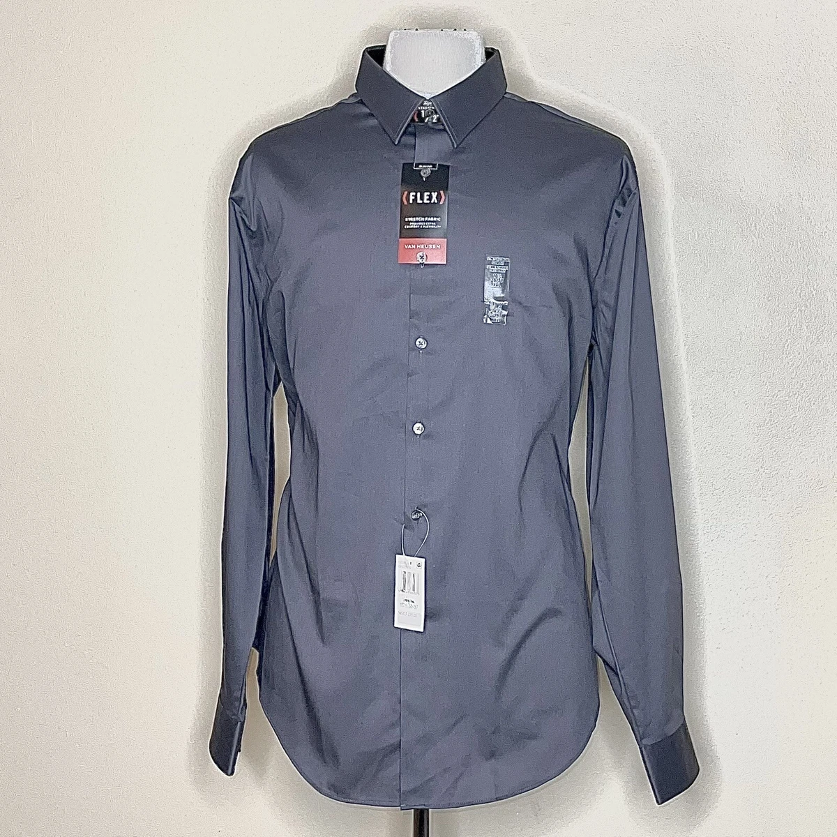 Van heusen men's flex stretch short sleeve non iron shirt clearance