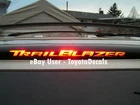 FITS Chevy TrailBlazer 3rd Brake Light Decal 02 03 04 05 06 07 08 09