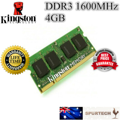 Kingston DDR3L SO-DIMM Laptop RAM Memory 4GB 1600 Mhz PC3-12800 4G OEM  Australia