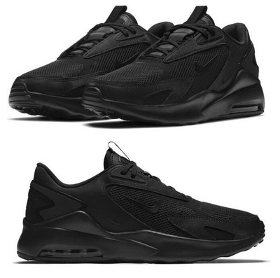 New NIKE Air Max Bolt Athletic Sneakers shoes gym Mens triple black sizes  8-12 | eBay