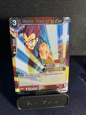 Vegeta, Powerful as Ever P-030 Judge Promo Near Mint Dragon Ball Super Card Game