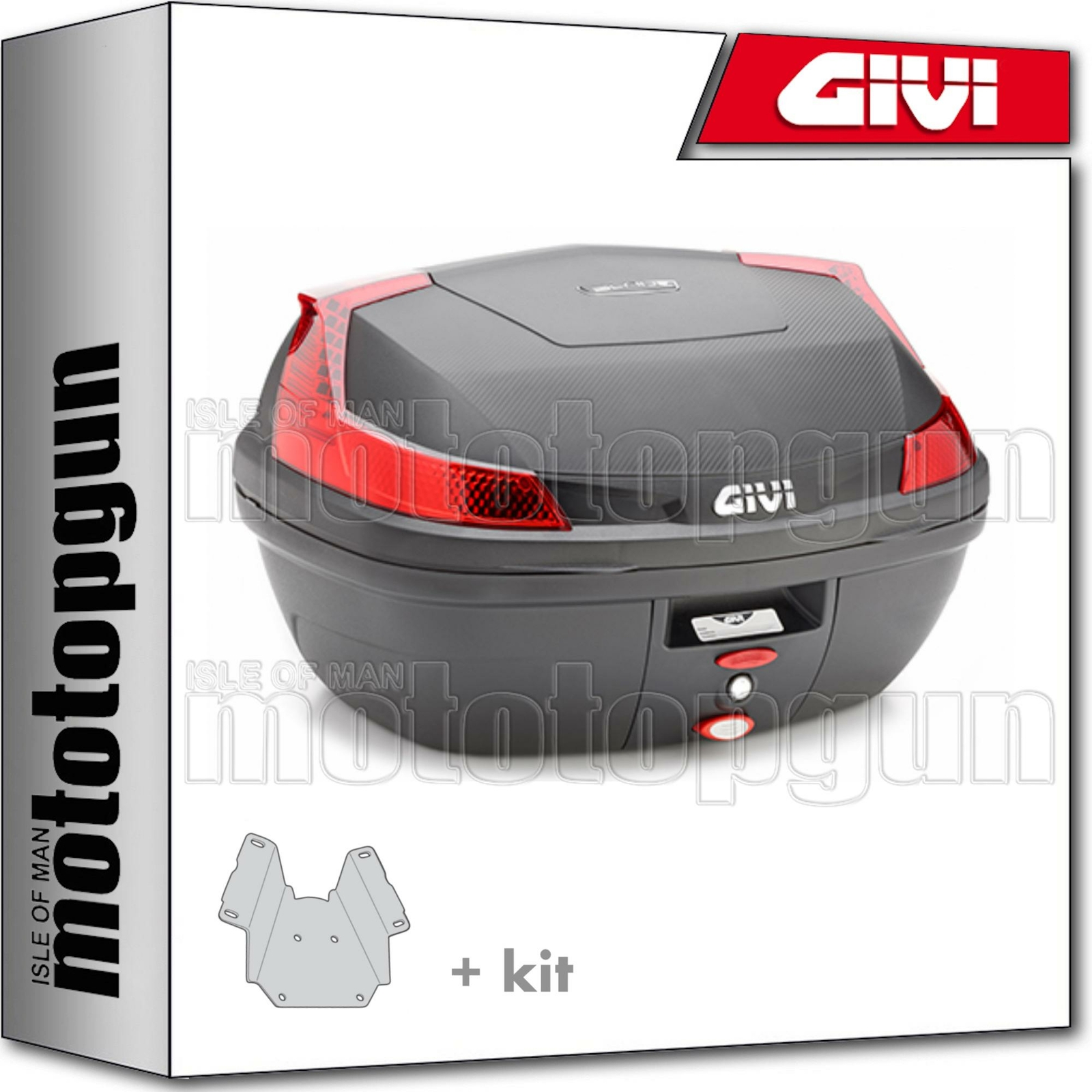 GIVI BAULETTO BLADE B47NML + PORTAPACCO PIAGGIO LIBERTY 125-150 2016 16 2017 17