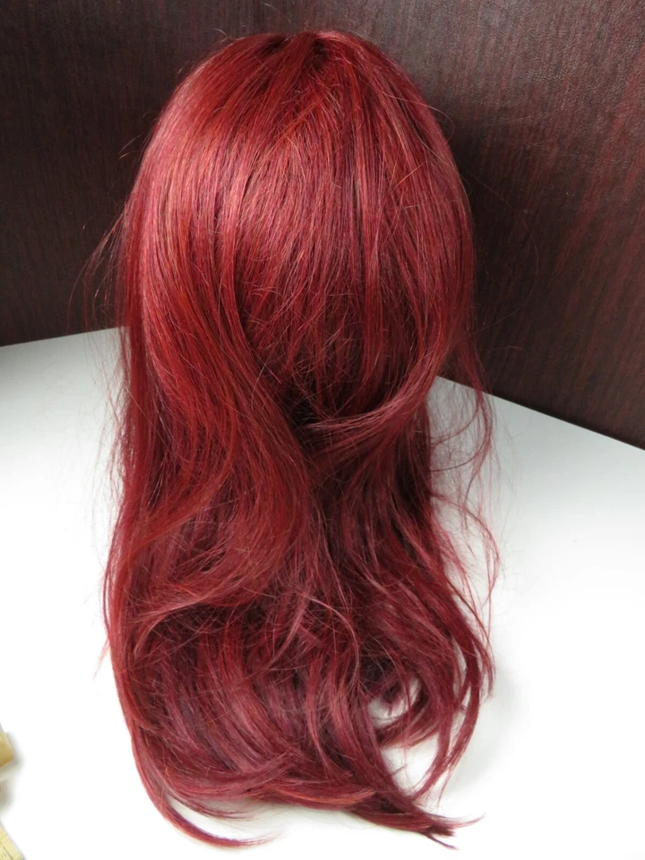 Long MOTOWN TRESS HD INVISIBLE LACE WIG Iron Safe up to 400 degrees Auburn Red - Image 3 of 4