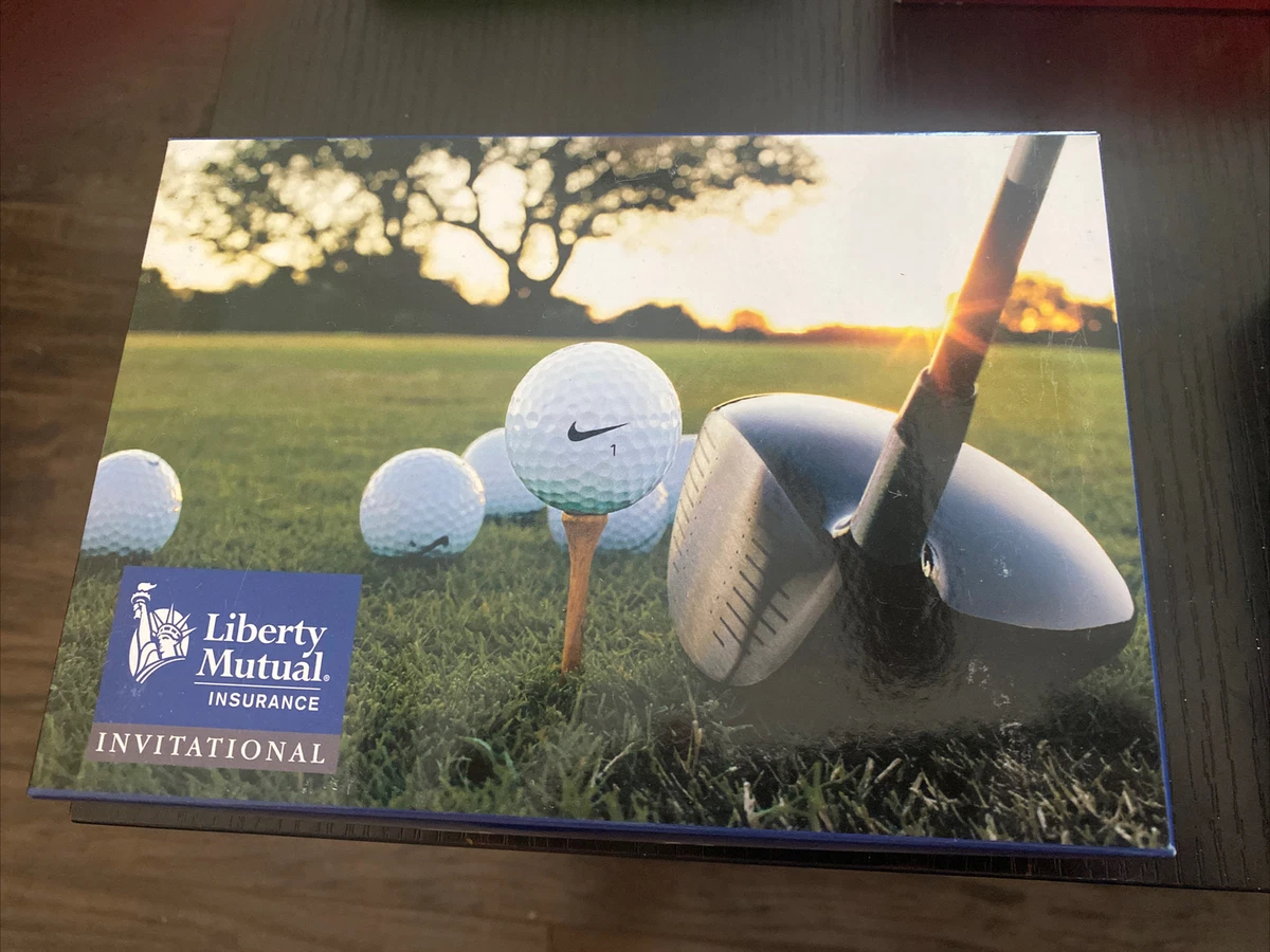 Nike Vapor Black Golf Balls Pack of 12 Liberty Mutual Invitational