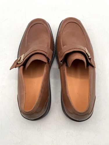 Dr. Comfort 'John' Mens Brown Leather Loafers Wide Width Size 9W - Picture 4 of 9
